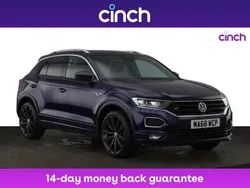 Blue Used 2018 VW T-Roc R-line SUV | £17,349 (Fair price)