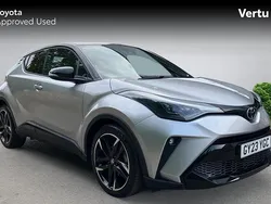 Silver Used 2022 Toyota C-HR Sport SUV | £24,094 (Expensive)