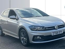 Silver Used 2018 VW Polo R-line Hatchback | £12,472 (Fair price)