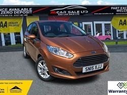 Yellow Used 2015 Ford Fiesta Zetec Hatchback | £3,799 (Fair price)