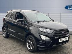 Black Used 2022 Ford Ecosport ST-Line SUV | £13,500 (Fair price)