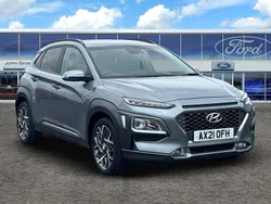 Silver Used 2021 Hyundai Kona Premium SUV | £16,295 (Fair price)