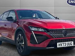 Red Used 2023 Peugeot 408 Allure Premium Sedan | £20,972 (Good price)