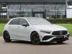 White Used 2024 Mercedes A35 AMG Premium Plus Hatchback | £40,500 (Expensive)