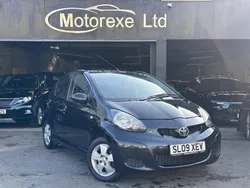 Black Used 2009 Toyota Aygo Hatchback | £2,250 (Good price)