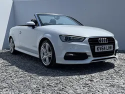 White Used 2014 Audi A3 Cabriolet S-Line Cabriolet | £10,395 (A bit pricey)