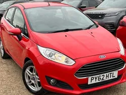 Red Used 2013 Ford Fiesta Zetec Hatchback | £3,450 (Fair price)