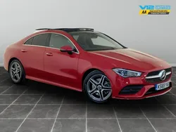 Red Used 2020 Mercedes CLA220 AMG line Sedan | £23,295 (Fair price)