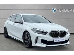 Alpine white Used 2024 BMW M135 Shadowline Hatchback | £29,999 (Good price)