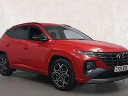 Red Used 2023 Hyundai Tucson N Line SUV | £25,612 (Fair price)