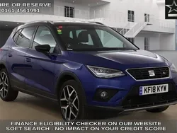 Blue Used 2018 Seat Arona FR Sport SUV | £11,970 (Fair price)