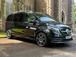 Black Used 2019 Mercedes V300 AMG line MPV | £30,500