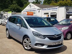 Silver Used 2018 Vauxhall Zafira Tourer SRi MPV | £9,495 (Expensive)