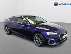 Blue Used 2023 Audi A5 S-Line Coupe | £27,999 (Good price)