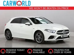 White Used 2021 Mercedes A250 AMG line Hatchback | £18,300 (Good price)