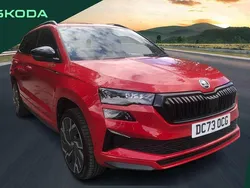 Red New 2024 Skoda Karoq SportLine SUV | £28,208 (Fair price)