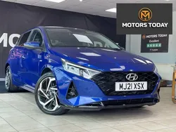 Blue Used 2021 Hyundai i20 Premium Hatchback | £15,490 (Fair price)