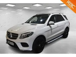 White Used 2016 Mercedes GLE250 AMG line SUV | £21,990 (Fair price)