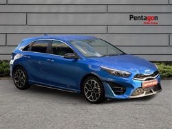 Premium paint blue flame Used 2025 Kia Ceed GT GT-Line Hatchback | £19,407