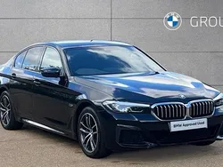 Black Used 2022 BMW 530e M Sport | £27,995 (Fair price)