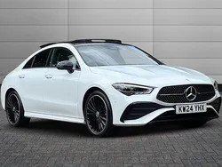White Used 2024 Mercedes CLA220 AMG Line Premium Plus Sedan | £33,350 (Fair price)