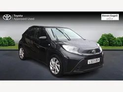 Black Used 2023 Toyota Aygo PURE Hatchback | £11,763 (Fair price)