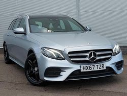 Silver Used 2017 Mercedes E220 AMG Line Premium Estate | £16,498 (Fair price)