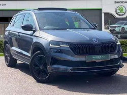 Graphite grey metallic Used 2022 Skoda Karoq SportLine SUV | £25,299 (Fair price)