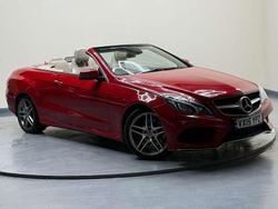Red Used 2015 Mercedes E220 AMG Line Premium Cabriolet | £10,950 (Fair price)