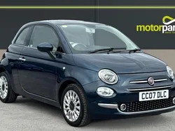 Epic blue metallic Used 2019 Fiat 500 Lounge Hatchback | £7,000 (Good price)