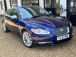 Blue Used 2010 Jaguar XF Luxury Sedan | £5,999