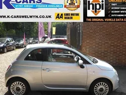 Silver Used 2011 Fiat 500 Lounge Hatchback | £3,990 (Fair price)