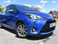 Blue Used 2017 Toyota Yaris Hatchback | £10,695 (Fair price)
