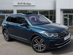 Blue Used 2021 VW Tiguan Elegance SUV | £24,195 (Fair price)