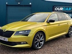 Green Used 2017 Skoda Superb SportLine Estate | £16,830 (Fair price)