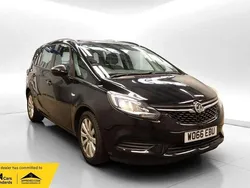 Black Used 2017 Vauxhall Zafira Tourer Design Edition MPV | £6,950 (Fair price)