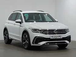 White Used 2023 VW Tiguan R-line SUV | £29,498 (Fair price)