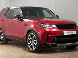 Red Used 2017 Land Rover Discovery 5 HSE Luxury SUV | £28,350 (A bit pricey)