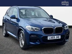 Blue Used 2019 BMW X3 M Sport SUV | £25,922 (Good price)