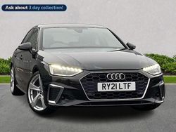Black Used 2021 Audi A4 S-Line Sedan | £21,828 (Fair price)
