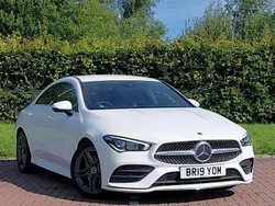 White Used 2019 Mercedes CLA200 AMG line Sedan | £18,498 (Fair price)