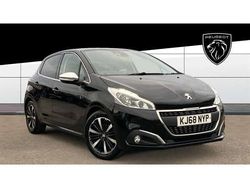 Black Used 2019 Peugeot 208 Hatchback | £8,126 (Fair price)