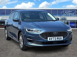 Blue Used 2023 Ford Focus Titanium Hatchback | £17,495 (Fair price)