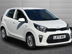 Clear white Used 2022 Kia Picanto 2 Hatchback | £12,350 (Fair price)