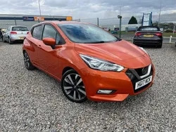 Orange Used 2017 Nissan Micra Tekna Hatchback | £7,995 (Fair price)