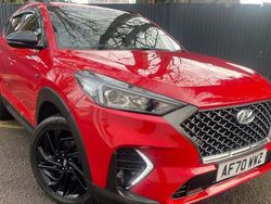 Red Used 2020 Hyundai Tucson N Line SUV | £16,962 (Fair price)