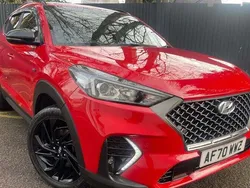 Red Used 2020 Hyundai Tucson N Line SUV | £16,962 (Fair price)