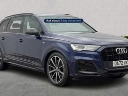 Blue Used 2022 Audi Q7 Black Edition SUV | £38,999 (Good price)