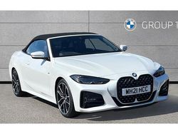 Mineral white Used 2021 BMW 420 M Sport Cabriolet | £24,875 (Super price)