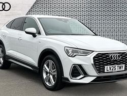 White Used 2025 Audi Q3 S-Line SUV | £33,974 (Fair price)